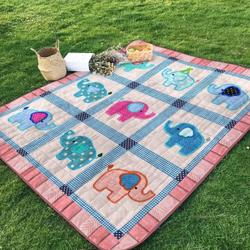 Elephant Ng120703B Tbg Quilt Blanket and Home Decor