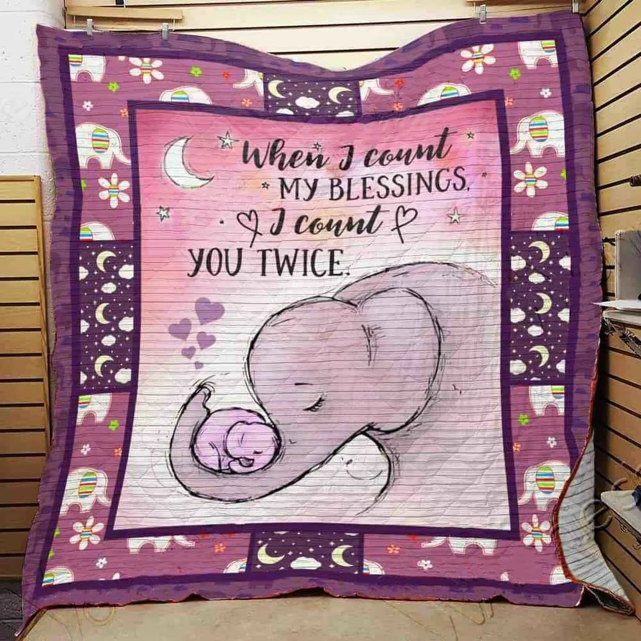 Elephant Quilt Blanket ABC07111738 and Home Decor