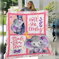 Elephant Quilt Blanket ABC07112894 and Home Decor