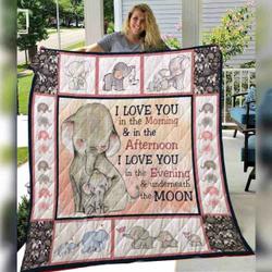 Elephant Quilt Blanket ABC07112942 and Home Decor