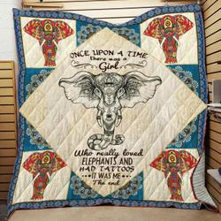 Elephant Quilt Blanket ABC07114130 and Home Decor