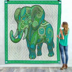 Elephant Quilt Blanket C9B050603CT and Home Decor
