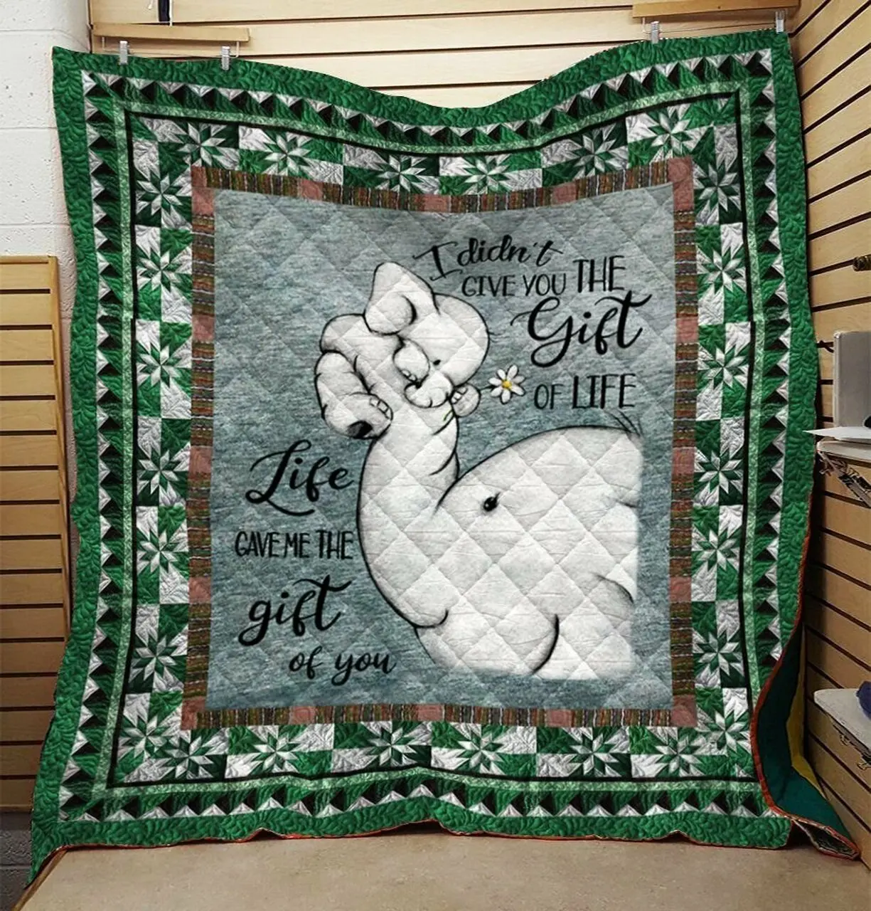 Elephant Quilt Blanket Dhc0910726Vt and Home Decor