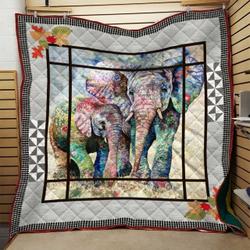 Elephant Quilt Blanket Dhc0910777Vt and Home Decor
