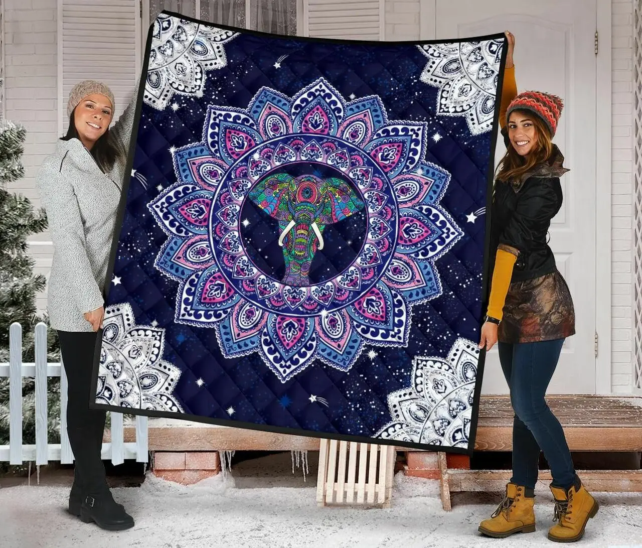 Elephant Quilt Blanket Dhc09121482Dd and Home Decor