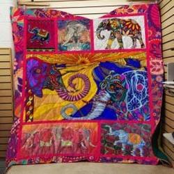 Elephant Quilt Blanket Lukglu Dhc0301827Dd and Home Decor