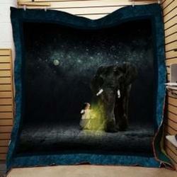 Elephant Quilt Blanket Lukubx Dhc0301843Dd and Home Decor