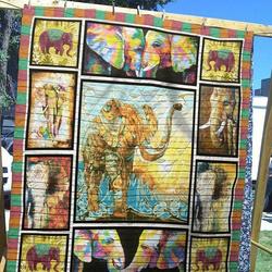 Elephant Sm090521 Quilt Blanket and Home Decor