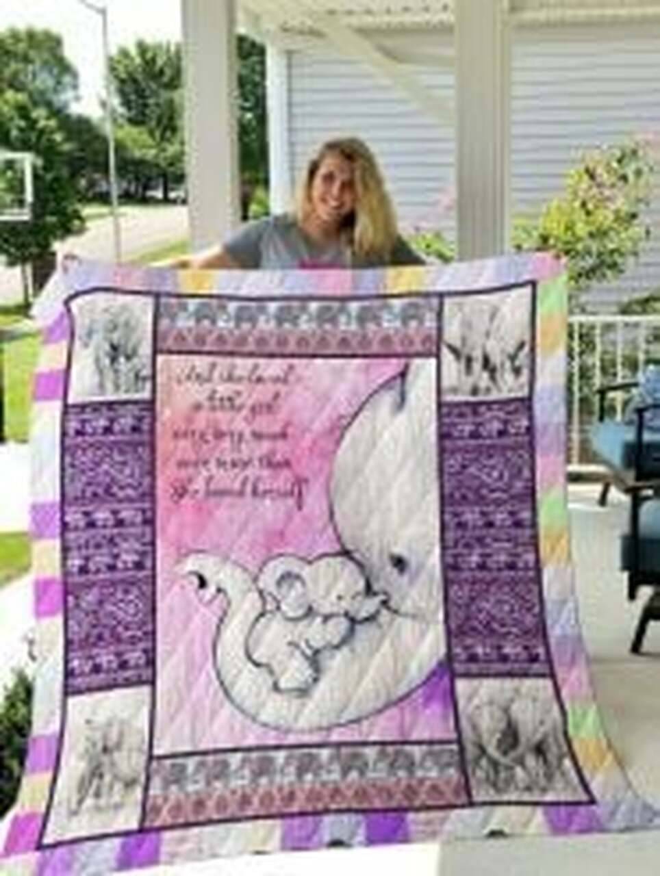Elephants Quilt Blanket Luk2V9 Dhc0301762Dd and Home Decor