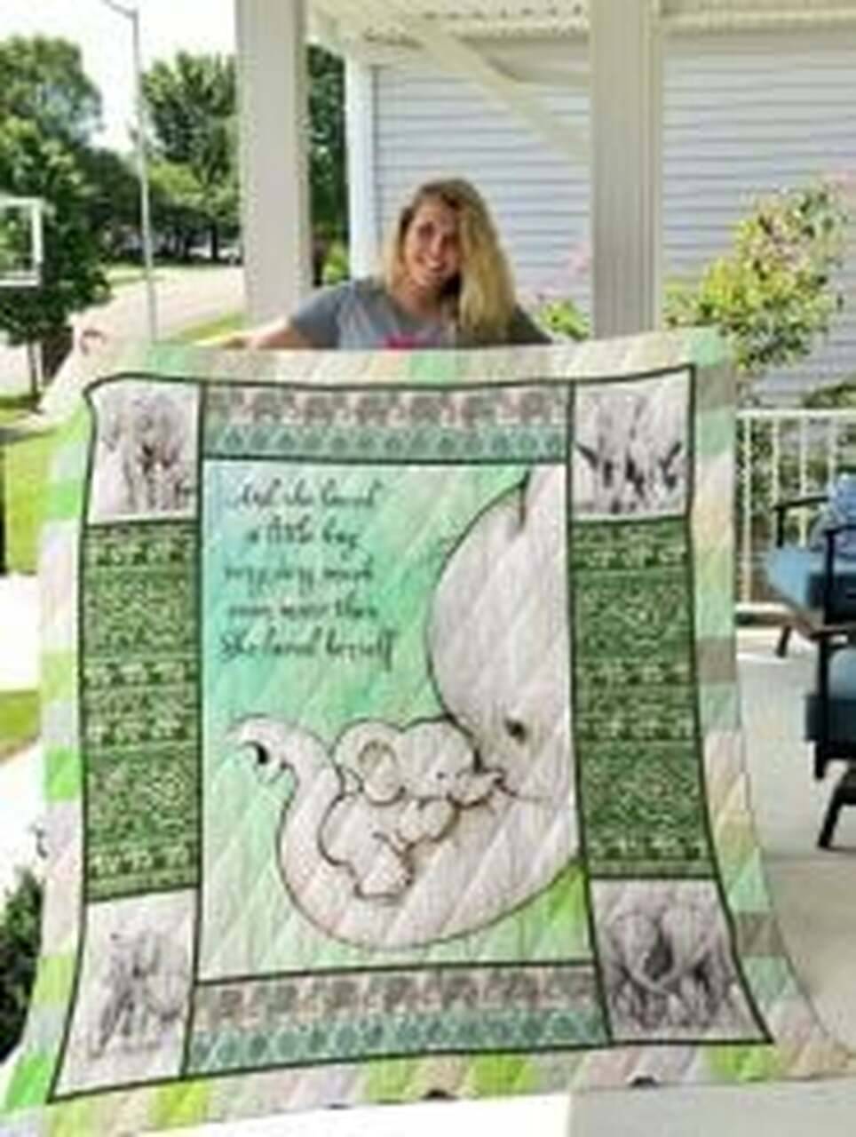 Elephants Quilt Blanket Luksbp Dhc0301760Dd and Home Decor