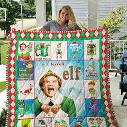 Elf Quilt Blanket 01976 and Home Decor