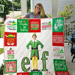 Elf Quilt Blanket and Home Decor
