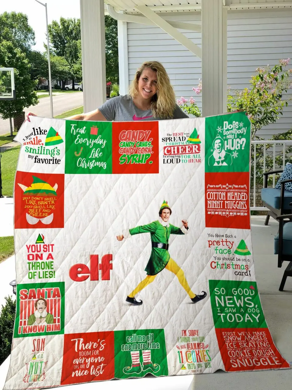 Elf Quilt Blanket For Fans Ver 17-1 and Home Decor