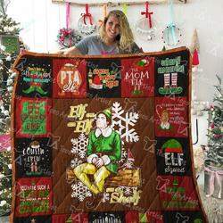 Elf Vintage Quilt Blanket 02260 and Home Decor