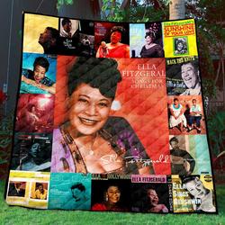 Elfi Tml310706 Ella Fitzgerald Quilt Blanket  Quilt and Home Decor