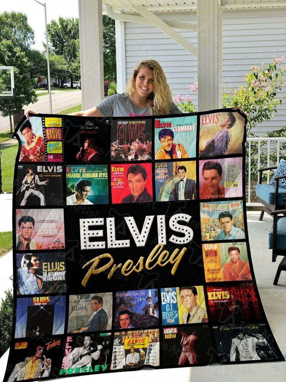 Elvis Presley Quilt Blanket 01195 and Home Decor
