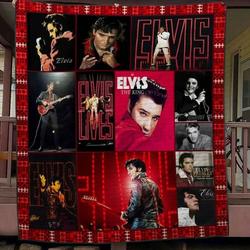 Elvis Presley Quilt Blanket Hvt030606  Quilt and Home Decor