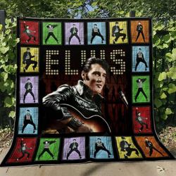 Elvis Presley V2 Quilt Blanket Th0107 and Home Decor