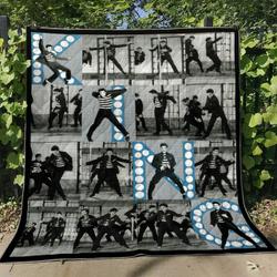 Elvis Presley V4 Quilt Blanket and Home Decor