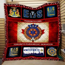 Emergency Medical Services Quilt Blanket Dhc0910671Vt and Home Decor