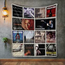 Eminem Album Covers Quilt Blanket and Home Decor
