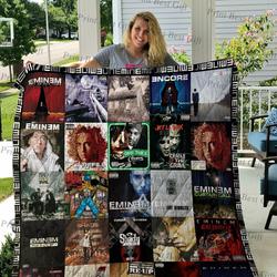 Eminem Albums Cover Poster Quilt Blanket Ver 2 and Home Decor