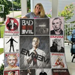 Eminem Style Three Quilt Blanket  Quilt and Home Decor