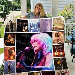 Emmylou Harris Quilt Blanket 0864 and Home Decor