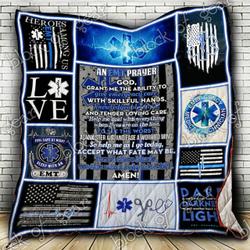 Emt Prayer Clm240627 Quilt Blanket and Home Decor