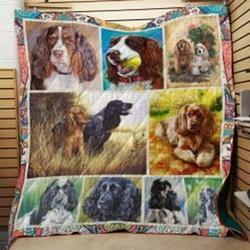 English Cocker Spaniel Quilt Blanket Lukj37 Dhc0301953Dd and Home Decor
