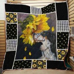 English Setter Quilt Blanket Luk388 Dhc0301663Dd and Home Decor