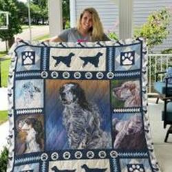 English Setter Quilt Blanket Lukle4 Dhc0301926Dd and Home Decor
