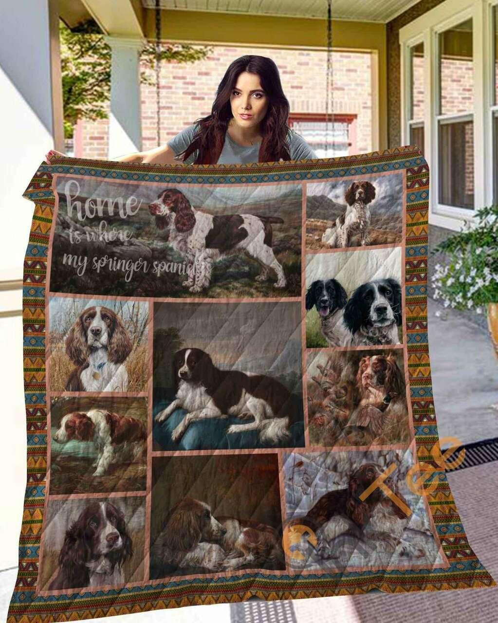 English Springer Spaniel 10 Blanket TH10072019 Quilt and Home Decor