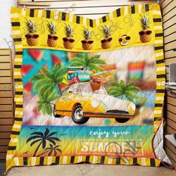 Enjoy Summer Blanket KC1707 Quilt and Home Decor