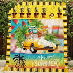 Enjoy Summer Quilt N45  Quilt and Home Decor
