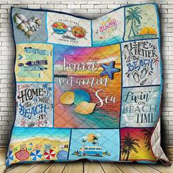 Enjoy The Beach Quilt Bt13_0908  Quilt and Home Decor