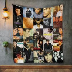 Enrique Iglesias Album Covers Quilt Blanket and Home Decor