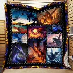 Epic Flying Dragon Cl2100167Mdq Quilt Blanket and Home Decor