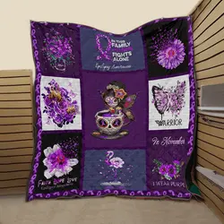 Epilepsy Awareness Ner Ver Quilt Blanket Dhc09121926Dd and Home Decor