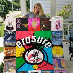 Erasure Quilt Blanket For Fans Ver 17 and Home Decor