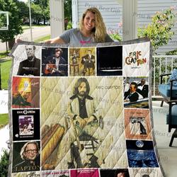 Eric Clapton Albums Cover Poster Quilt Blanket and Home Decor