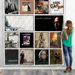 Eric Clapton Albums Quilt Blanket and Home Decor