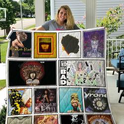 Erykah Badu Quilt Blanket and Home Decor