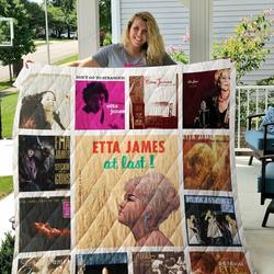 Etta James Quilt Blanket 01 and Home Decor
