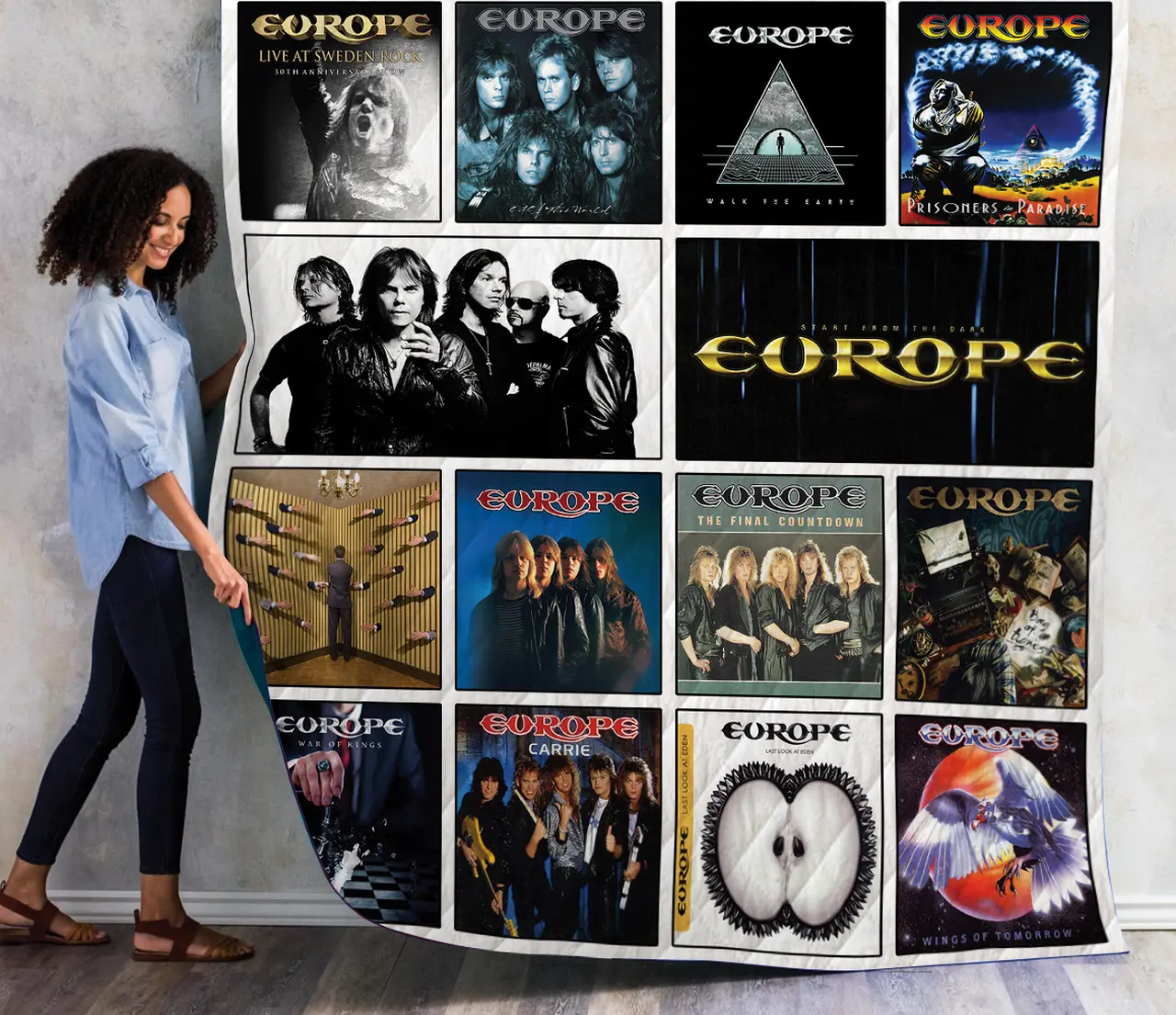 Europe Albums Quilt Blanket Ver14 and Home Decor