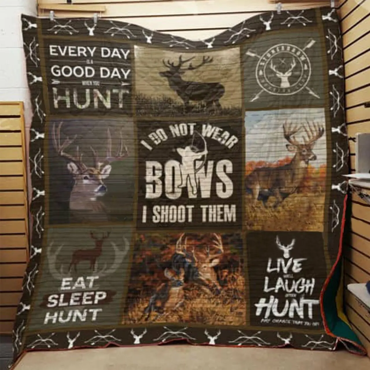 Everyday Good Day Hunt Quilt 3D Printing Ht418009 Quilt and Home Decor