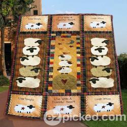Ewe Rock Quilt Blanket Bn14  Quilt and Home Decor