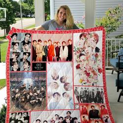 Exo Random Quilt Blanket and Home Decor