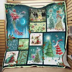 Fairy Christmas Quilt Blanket ABC07112122 and Home Decor