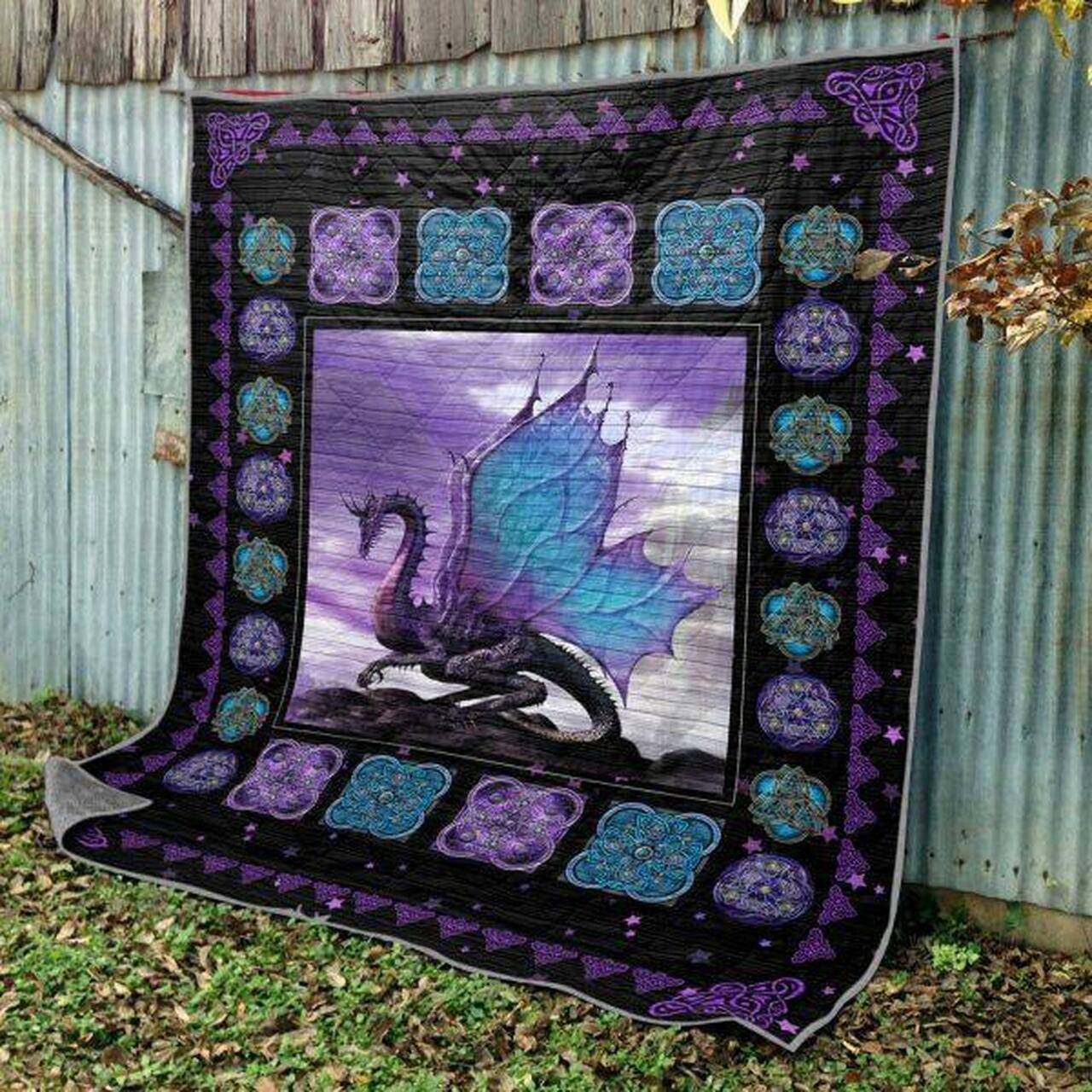 Fairy Dragon Quilt Blanket Lp05 Quilt and Home Decor